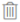 Trash can icon